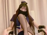 アジアの痩せた女の子